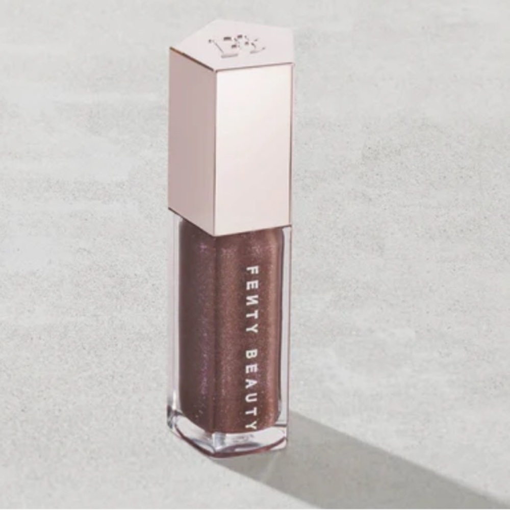 BNIB GLOSS BOMB UNIVERSAL LIP LUMINIZER Rose Amber (sparkling taupe brown)